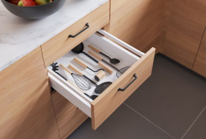 Ящик GTV Модерн Бокс PRO L-400, средний H-135мм, Белый PB-MBPRO-KPL400B1