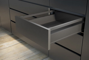 Ящик GTV Модерн Бокс PRO L-450, средний H-135мм, Антрацит PB-MBPRO-KPL450B